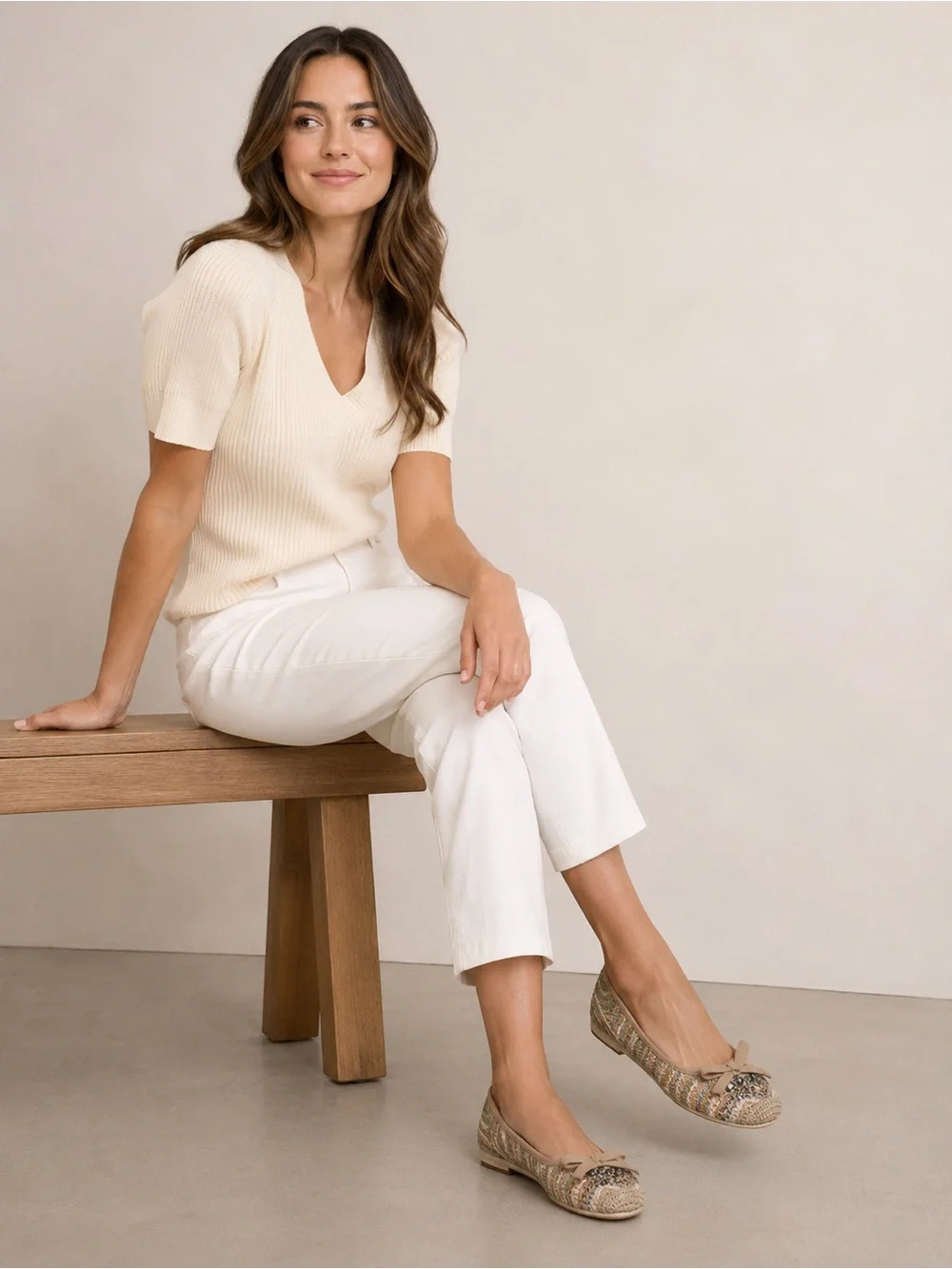 Simply Vera Vera Wang Neutral Braided Espadrille Flats